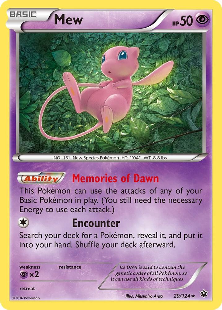 Mew (Holo) - Fates Collide - 29/124