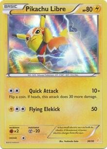 Pikachu Libre (Holo) - XY Trainer Kit - 30/30