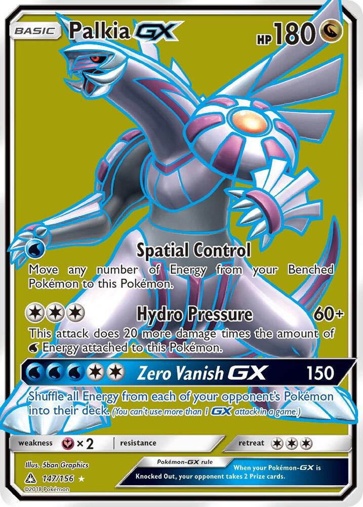 Palkia GX (Full Art) - SM - Ultra Prism - 147/156