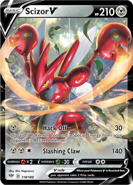 Scizor V - Darkness Ablaze - 118/189