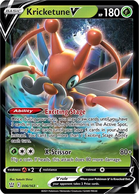 Kricketune V - Battle Styles - 006/163