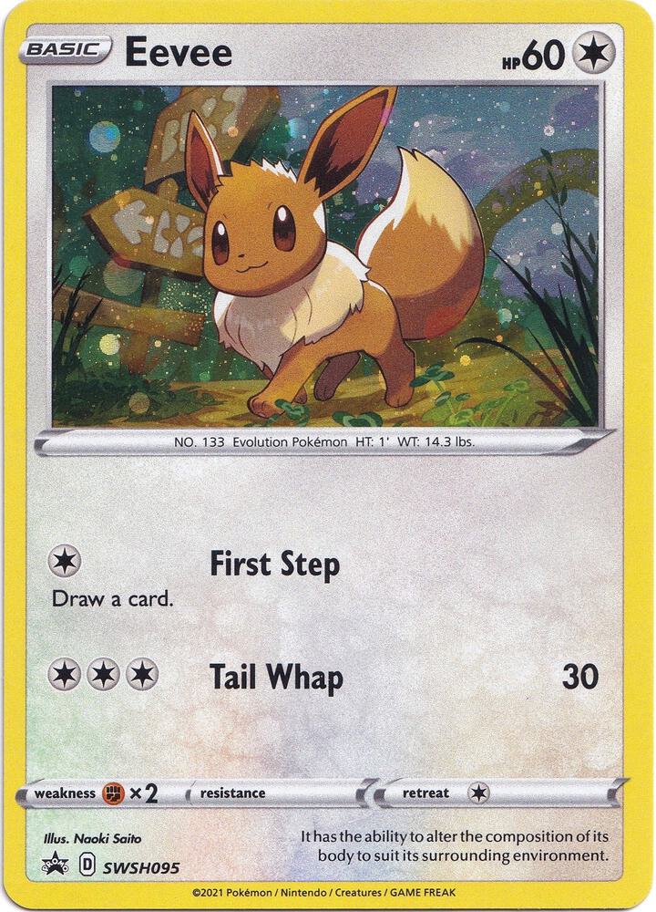 Eevee - SWSH095 - Sword & Shield Promo Cards