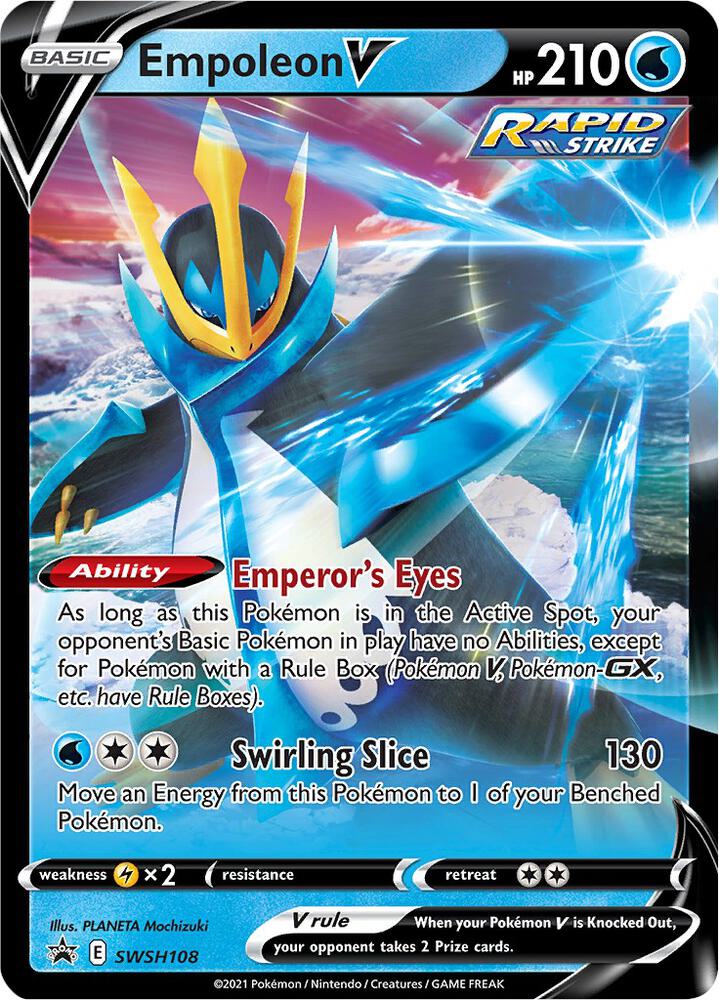 Empoleon V - SWSH108 - Sword & Shield Promo Cards