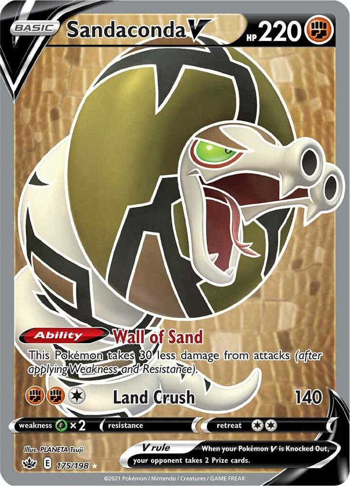 Sandaconda V (Full Art) - Chilling Reign - 175/198