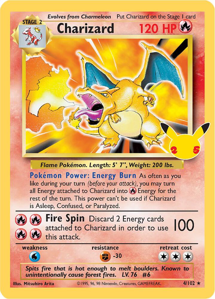 Charizard - Celebrations - 25th Classic Collection