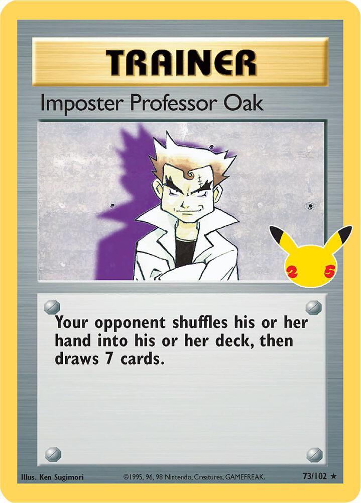 Imposter Professor Oak - Celebrations - 73/102