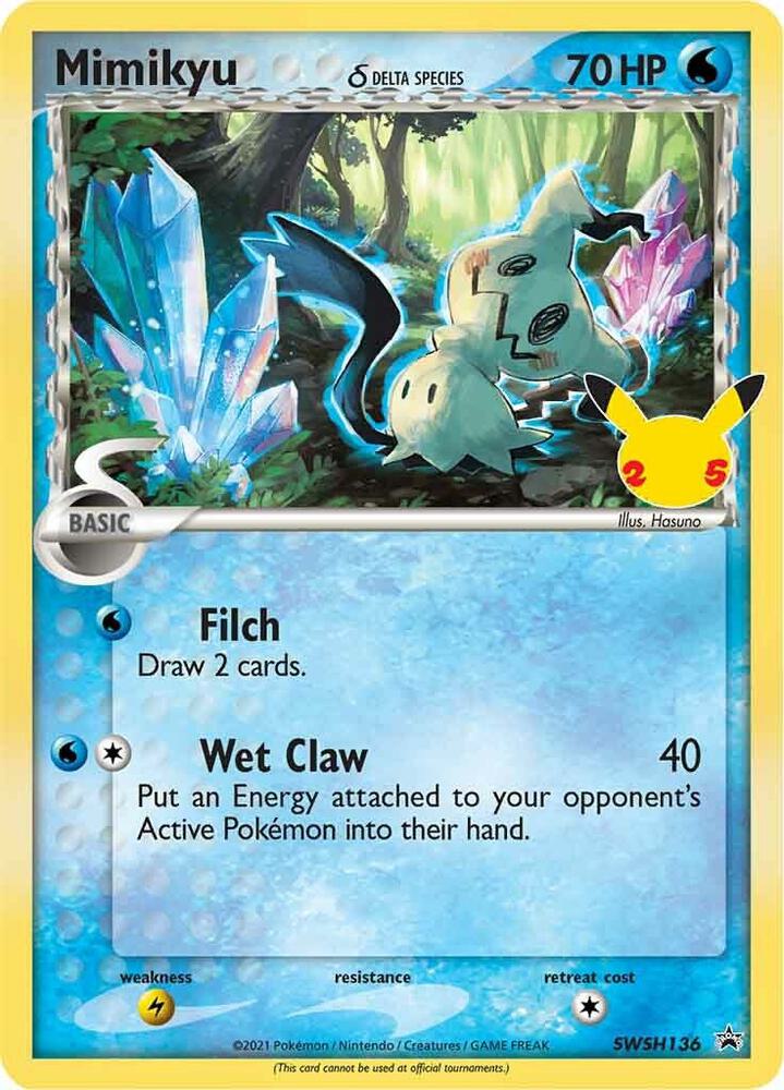 Mimikyu (Delta Species) - SWSH136 - Sword & Shield Promo Cards