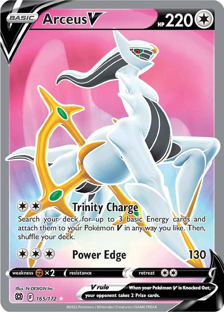 Arceus V (Full Art) - Brilliant Stars - 165/172