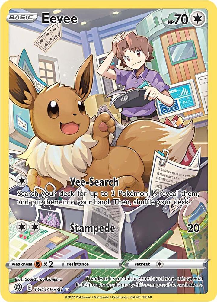 Eevee - Brilliant Stars Trainer Gallery - TG11/TG30