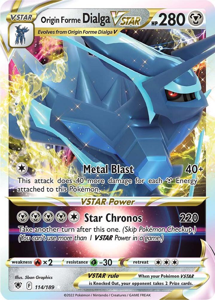 Origin Forme Dialga VStar - Astral Radiance - 114/189