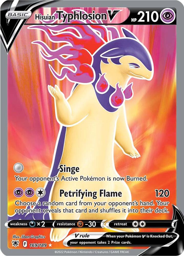 Hisuian Typhlosion V (Full Art) - Astral Radiance - 169/189