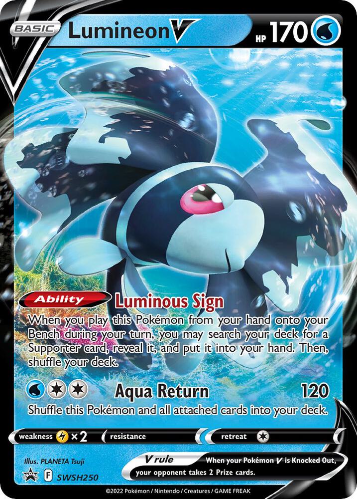 Lumineon V - SWSH250 - Sword & Shield Promo Cards