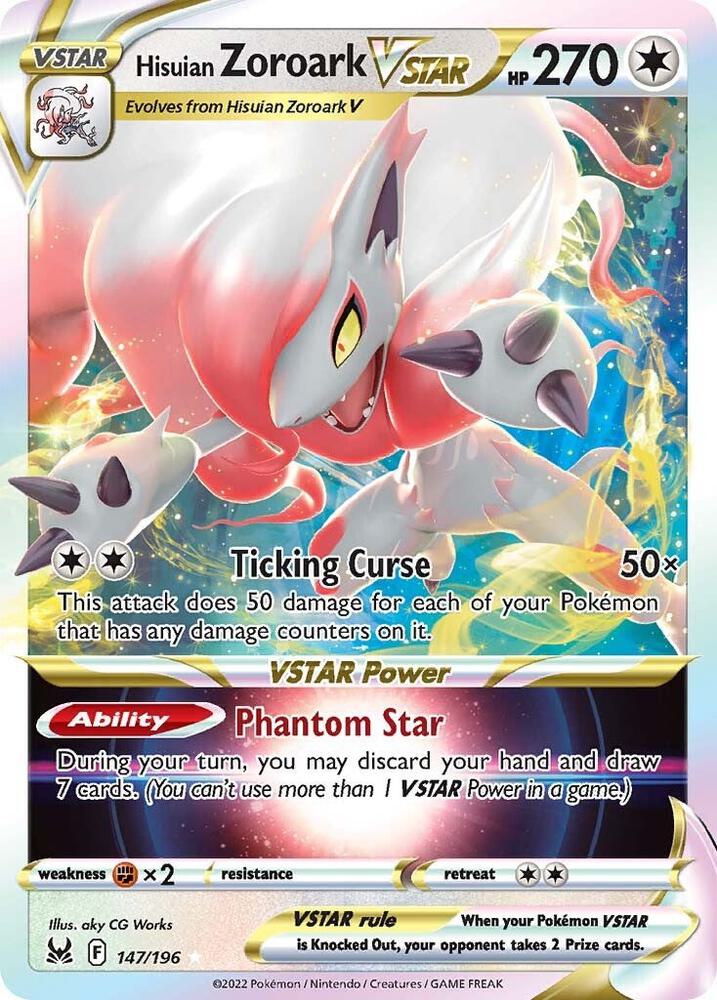 Hisuian Zoroark VSTAR - Lost Origin - 147/196