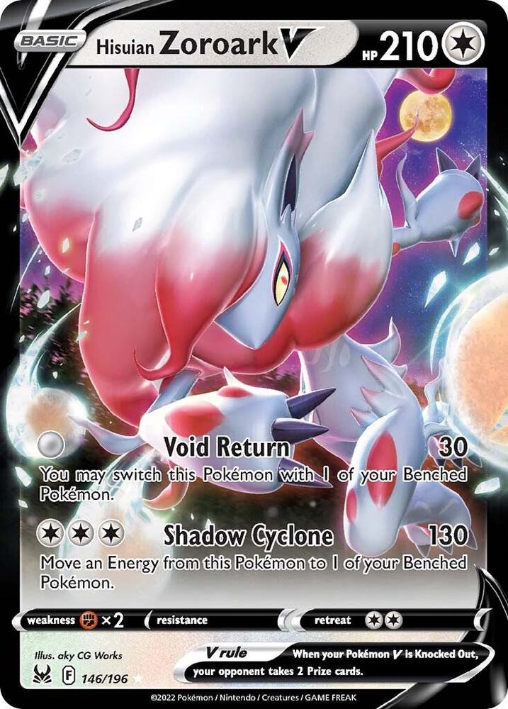 Hisuian Zoroark V - Lost Origin - 146/196