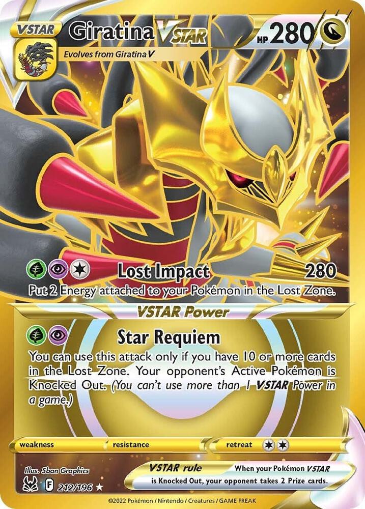 Giratina VSTAR - Lost Origin - 212/196