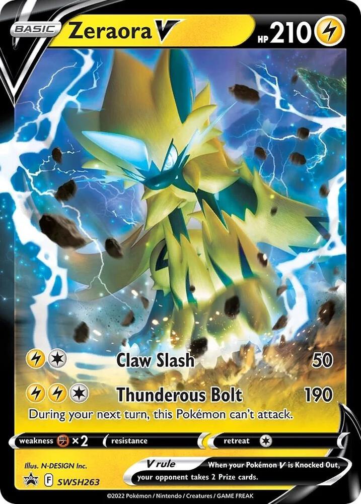 Zeraora V - SWSH263 - Sword & Shield Promo Cards