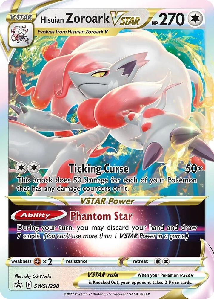 Hisuian Zoroark VSTAR - SWSH298 - Sword & Shield Promo Cards
