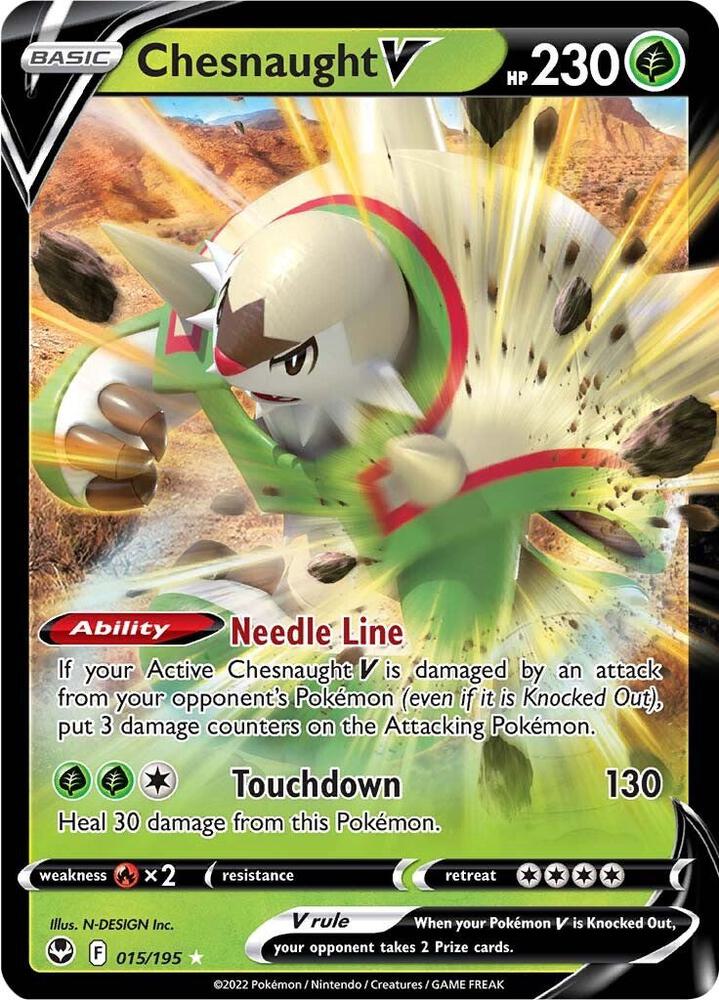 Chesnaught V - Silver Tempest - 015/195