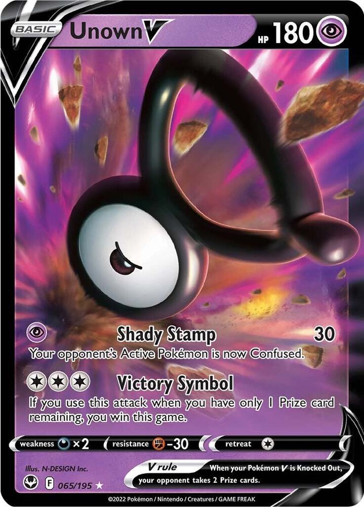 Unown V - Silver Tempest - 065/195