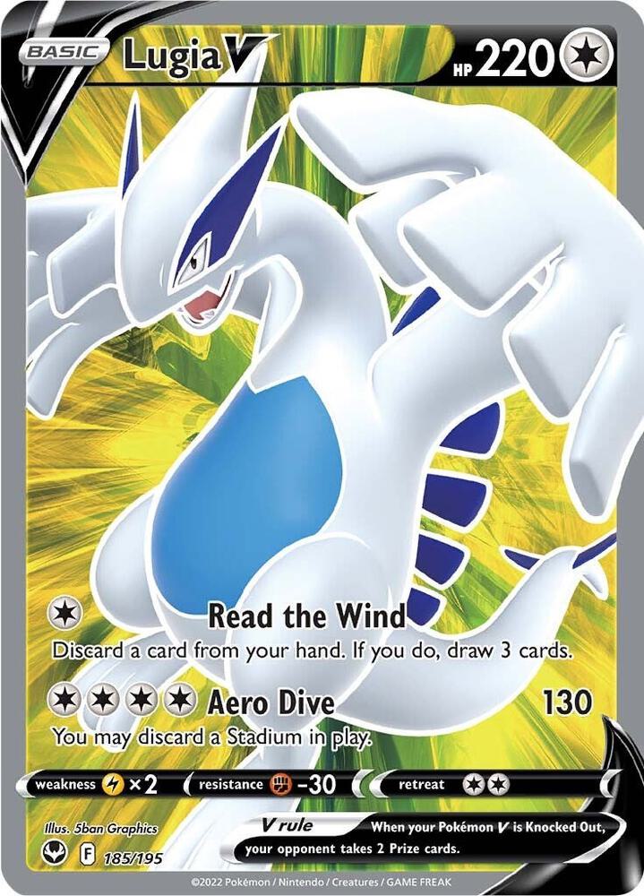 Lugia V (Full Art) - Silver Tempest - 185/195