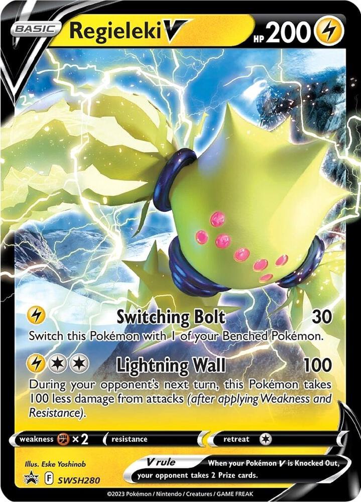 Regieleki V - SWSH280 - Sword & Shield Promo Cards