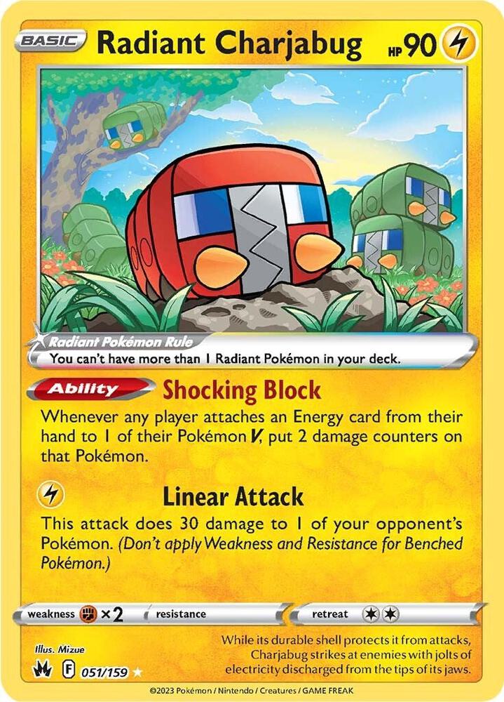 Radiant Charjabug - Crown Zenith - 051/159