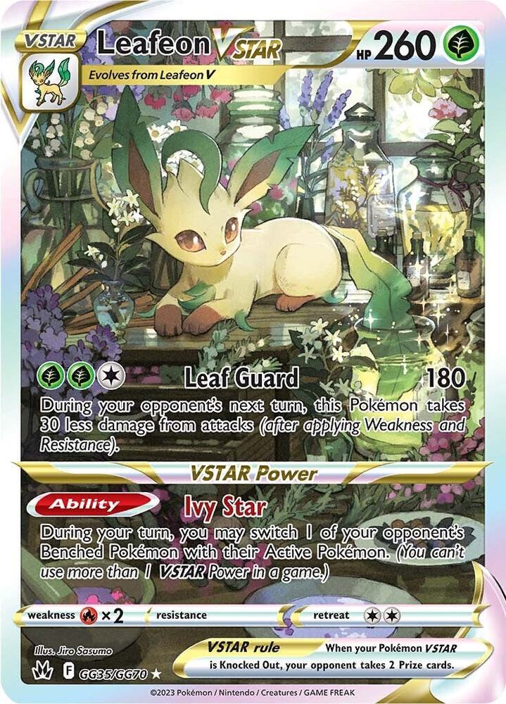 Leafeon VSTAR - Crown Zenith: Galarian Gallery - GG35/GG70