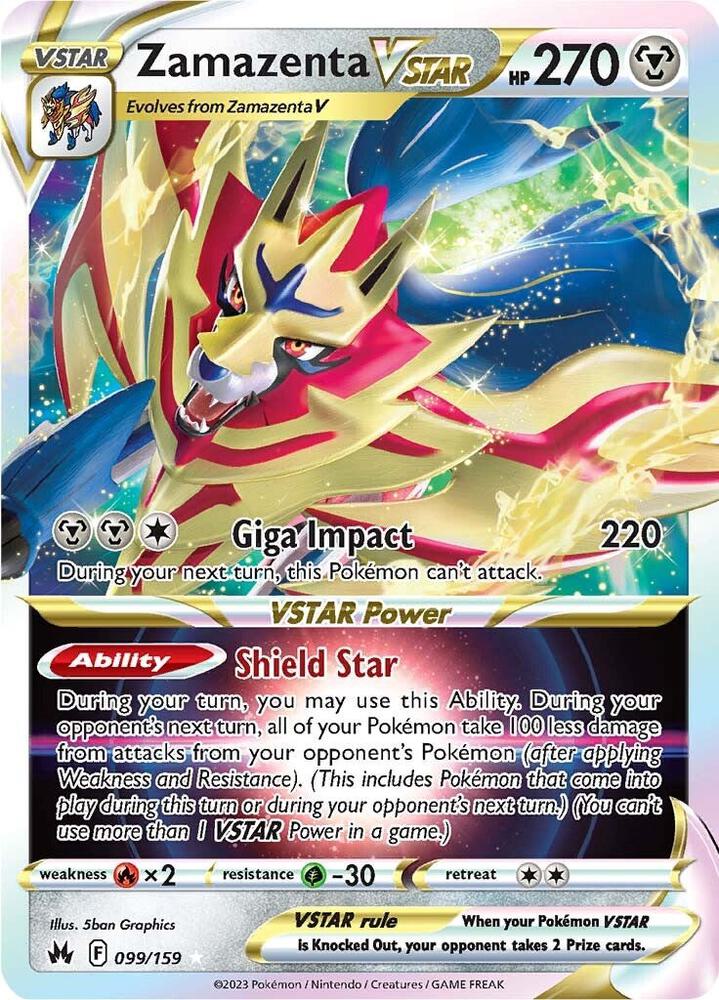 Zamazenta VSTAR - Crown Zenith - 099/159