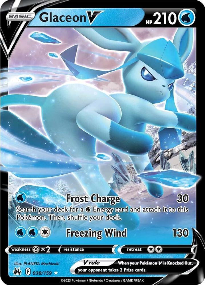 Glaceon V - Crown Zenith - 038/159