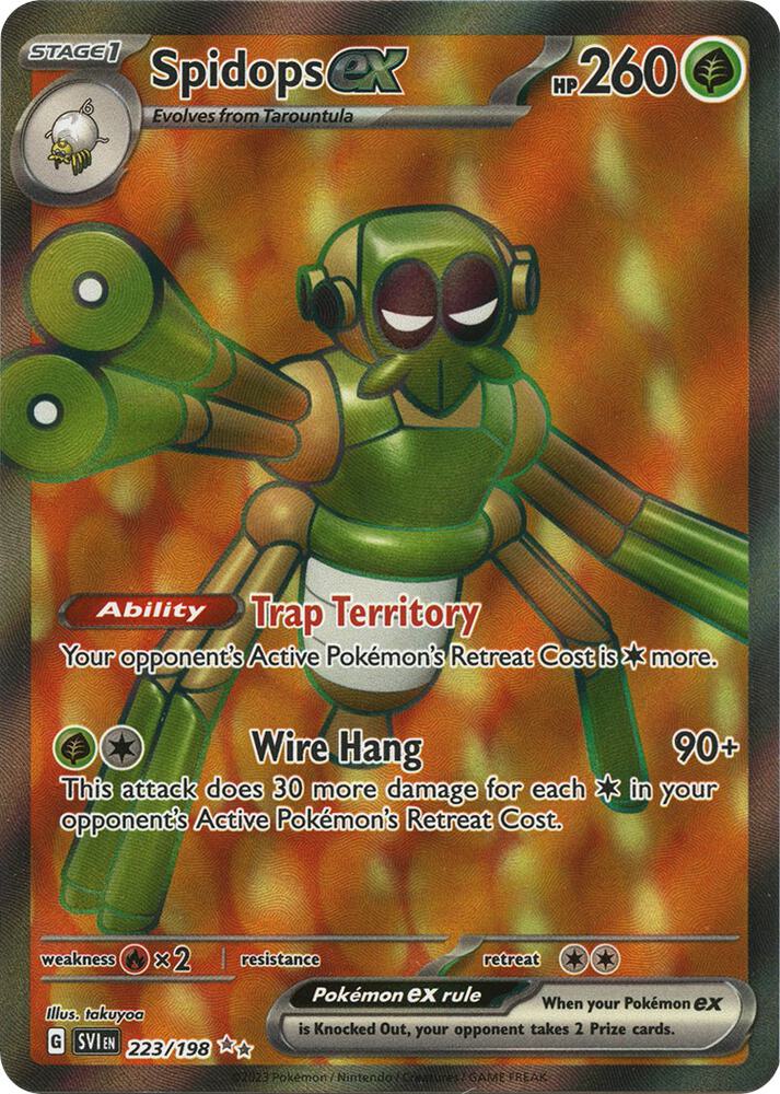 Spidops ex - Scarlet & Violet Base Set - 223/198