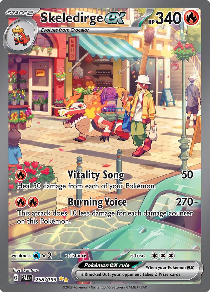 Skeledirge ex - Paldea Evolved - 258/193