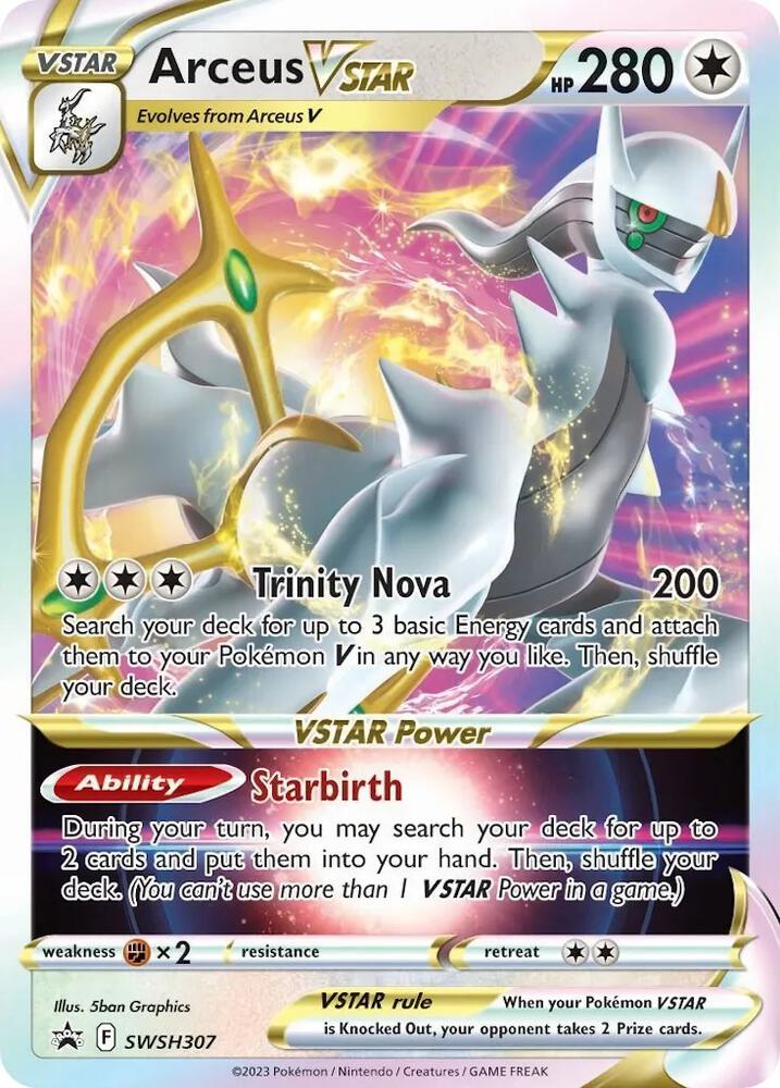 Arceus VSTAR - SWSH307 - Sword & Shield Promo Cards