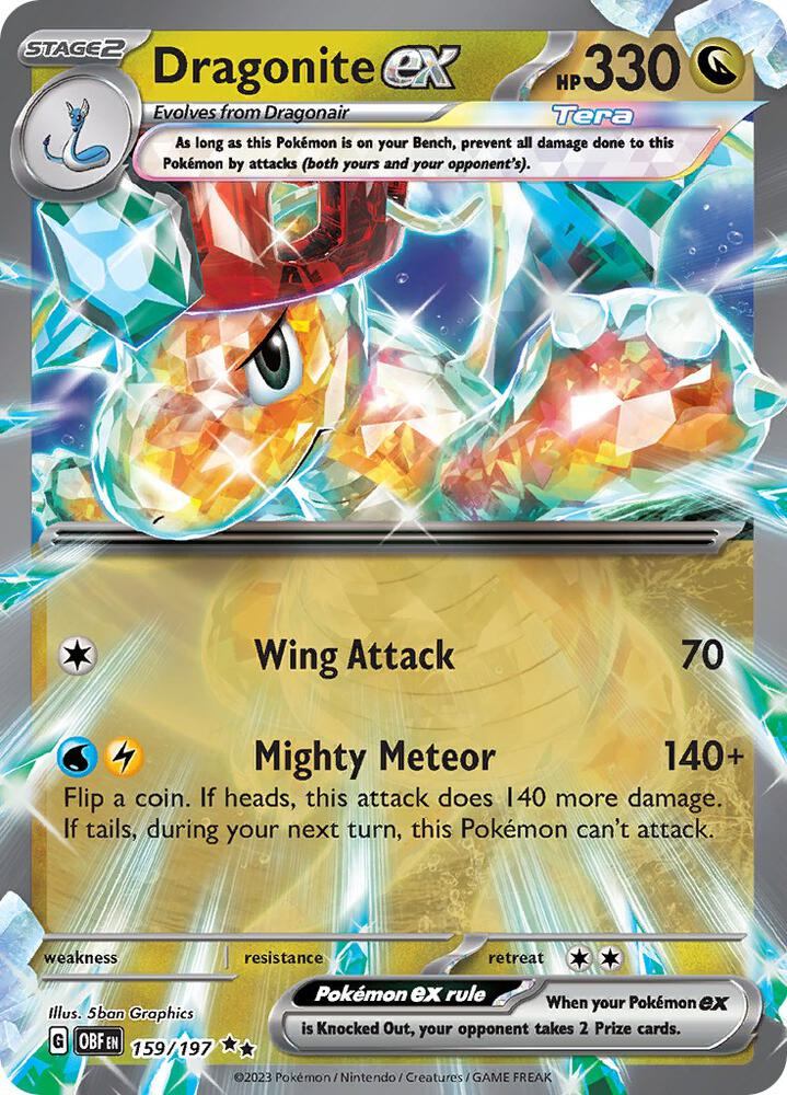 Dragonite ex - Obsidian Flames - 159/197