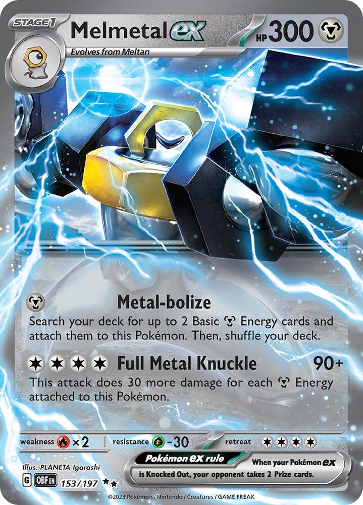 Melmetal ex - Obsidian Flames - 153/197