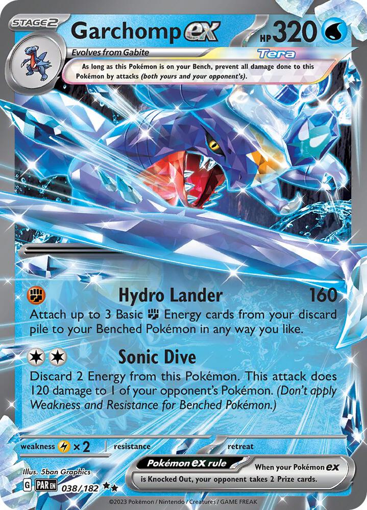 Garchomp ex - Paradox Rift - 038/182