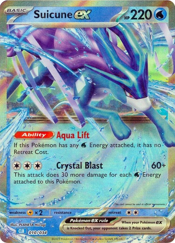 Suicune ex - Pokémon TCG Classic - 010/034