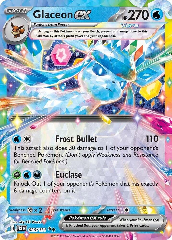Glaceon ex - Prismatic Evolutions - 026/131