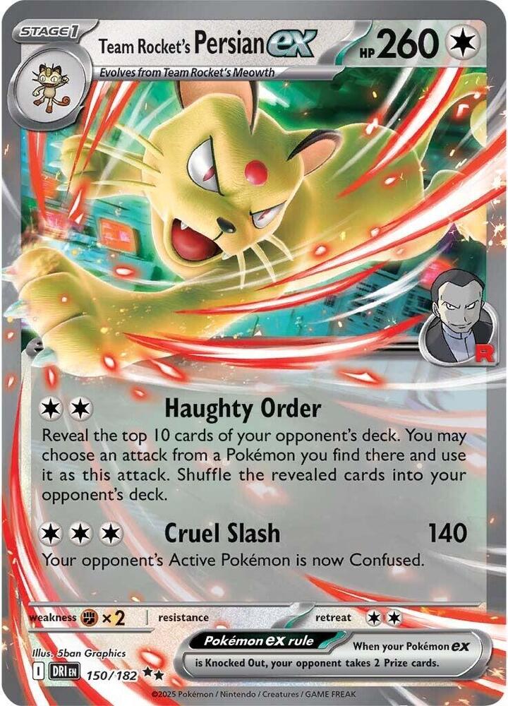 Team Rocket's Persian ex - Destined Rivals - 150/182