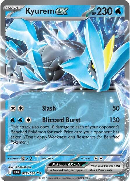 Kyurem ex - Black Bolt - 028/086