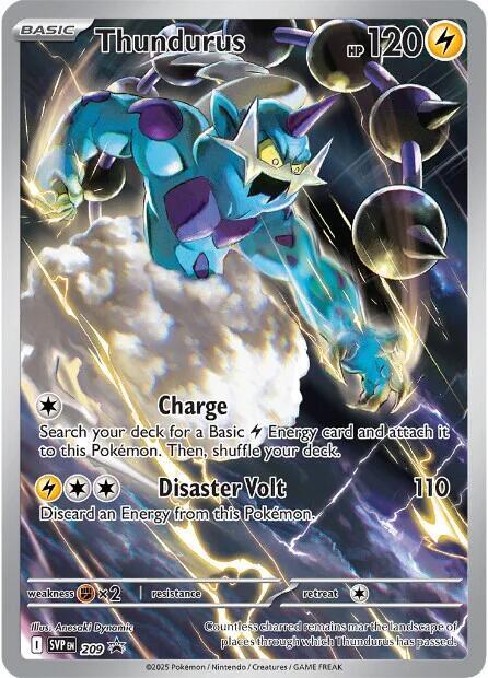 Thundurus - 209 - Scarlet & Violet Promo Cards