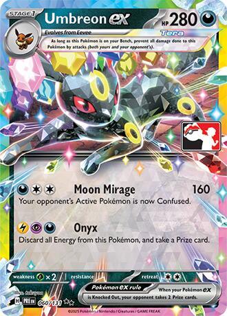 Umbreon ex - Prize Pack Series Cards - 060/131
