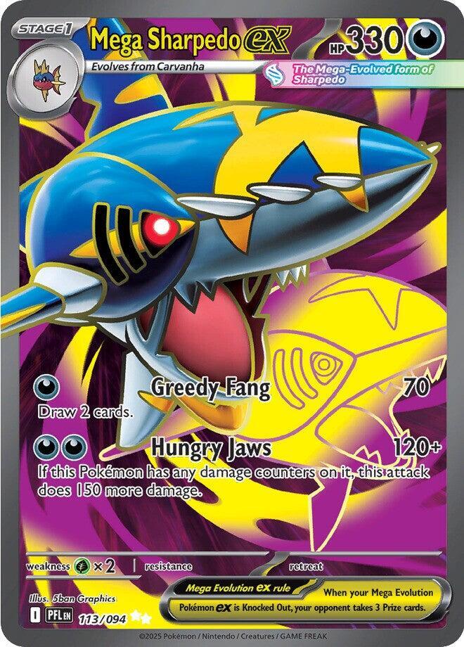 Mega Sharpedo ex - 113/094 - Phantasmal Flames