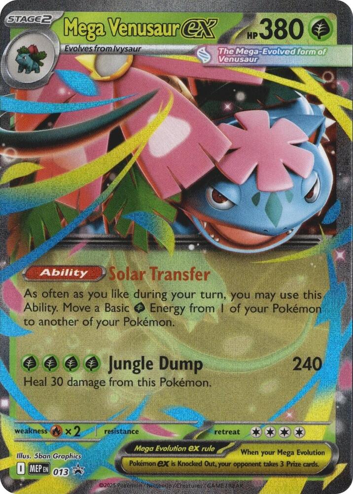 Mega Venusaur ex - Mega Evolutions Promo - 013