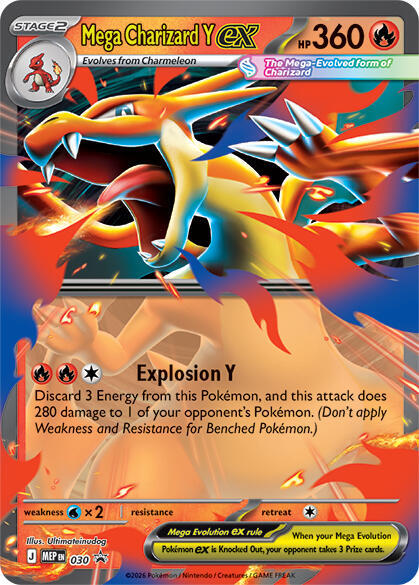 Mega Charizard Y ex - Mega Evolutions Promo - 30