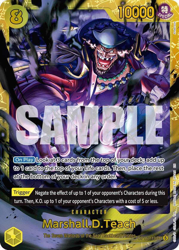 Marshall.D.Teach - The Time of Battle - OP16-119