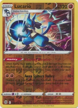 Lucario (Reverse Holo) - Brilliant Stars - 079/172