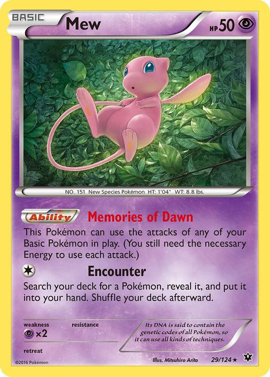 Mew (Holo) - Fates Collide - 29/124