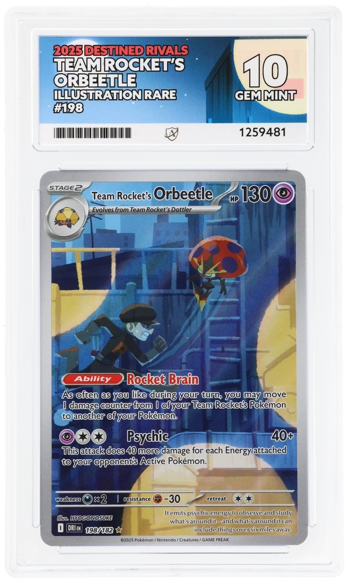 Team Rockets Orbeetle 198/182 - Destined Rivals - ACE 10