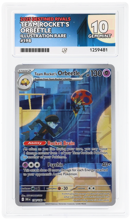Team Rockets Orbeetle 198/182 - Destined Rivals - ACE 10