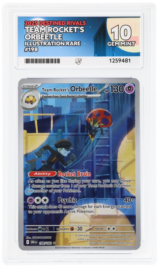 Team Rockets Orbeetle 198/182 - Destined Rivals - ACE 10